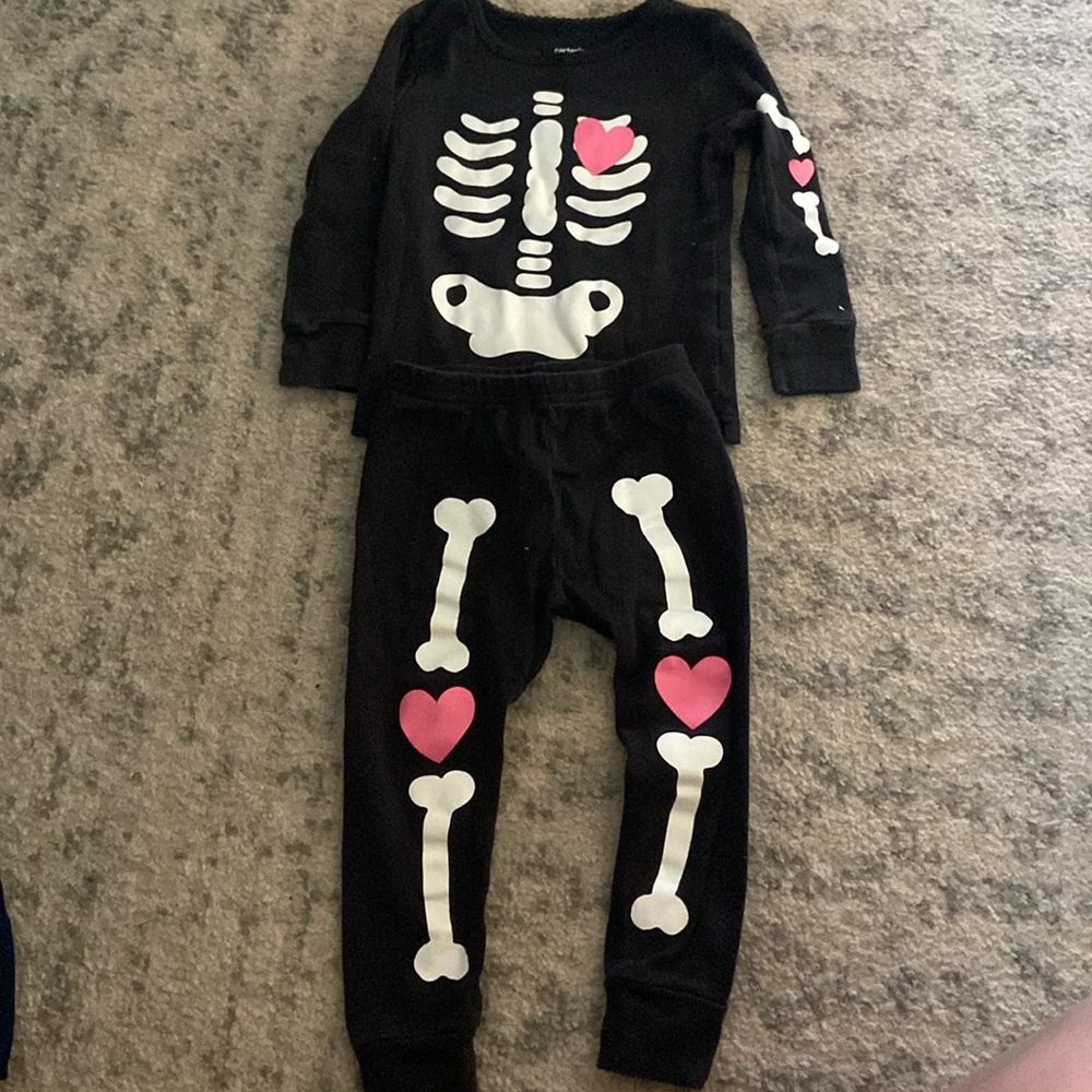 Glow in the Dark Skeleton PJs